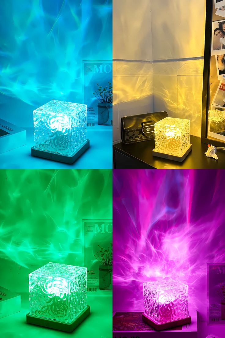 AquaGlow Night Light Aura Lamp