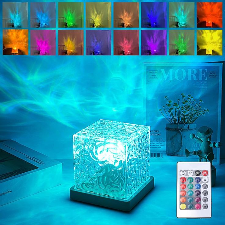 AquaGlow Night Light Aura Lamp