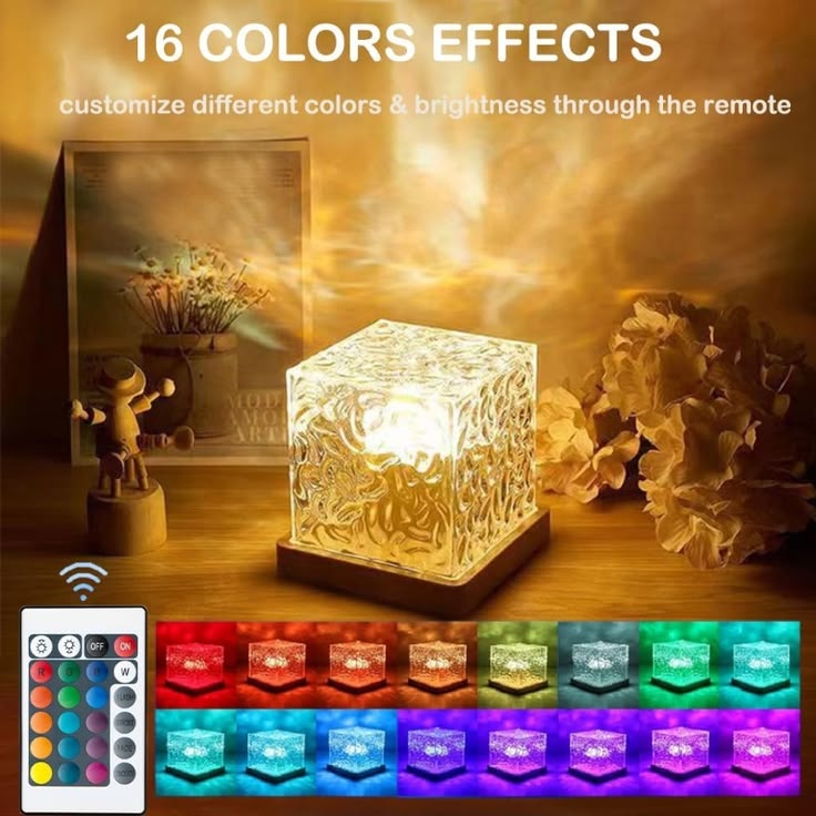 AquaGlow Night Light Aura Lamp